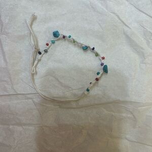 ***Never Worn*** ANKLET with pieces of‎ Turquoise